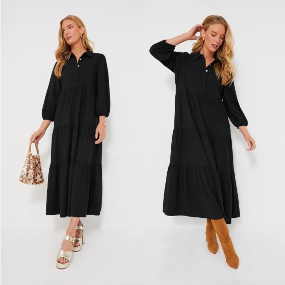 Pomander Place Black Maxi Dress